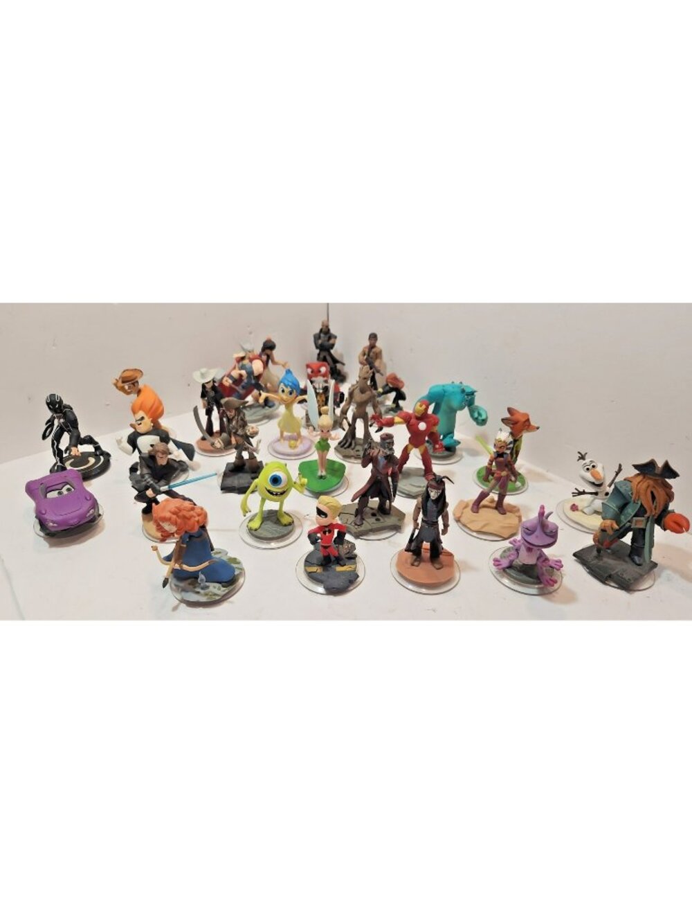 Disney Infinity Figures Mixed Lot of Pixar Monsters Inc Cars Guardians  More